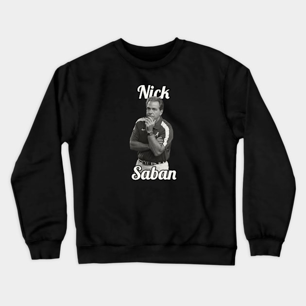 Nick Saban / 1951 Crewneck Sweatshirt by glengskoset